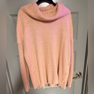 St. John's Bay Soft Blush Cowl Neck Sweater